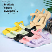 Women's EVA Slide Sandals with Adjustable Ankle Strap Open Toe Multiple Colors