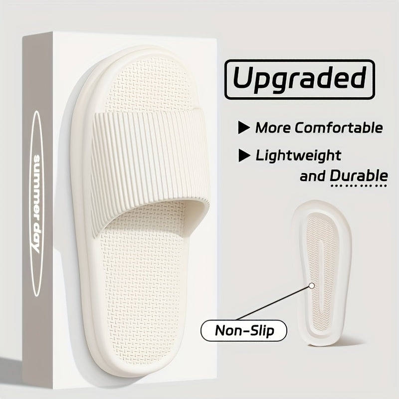 Uniseks EVA tormozsiz shimgichlar minimalistik chiziqli suv o'tkazmaydigan qulay