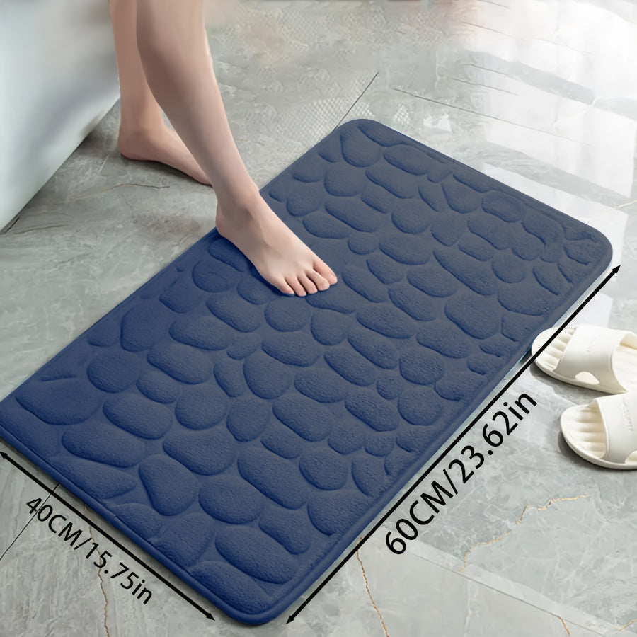 Zarif tosh naqshli poliester hammom matosi, yuqori zichlikdagi ko'pik, sirpanmaydigan to'qima dizayni. Hammom, dush, hammom bezaklari uchun juda singdiruvchi va yumshoq qulaylik.