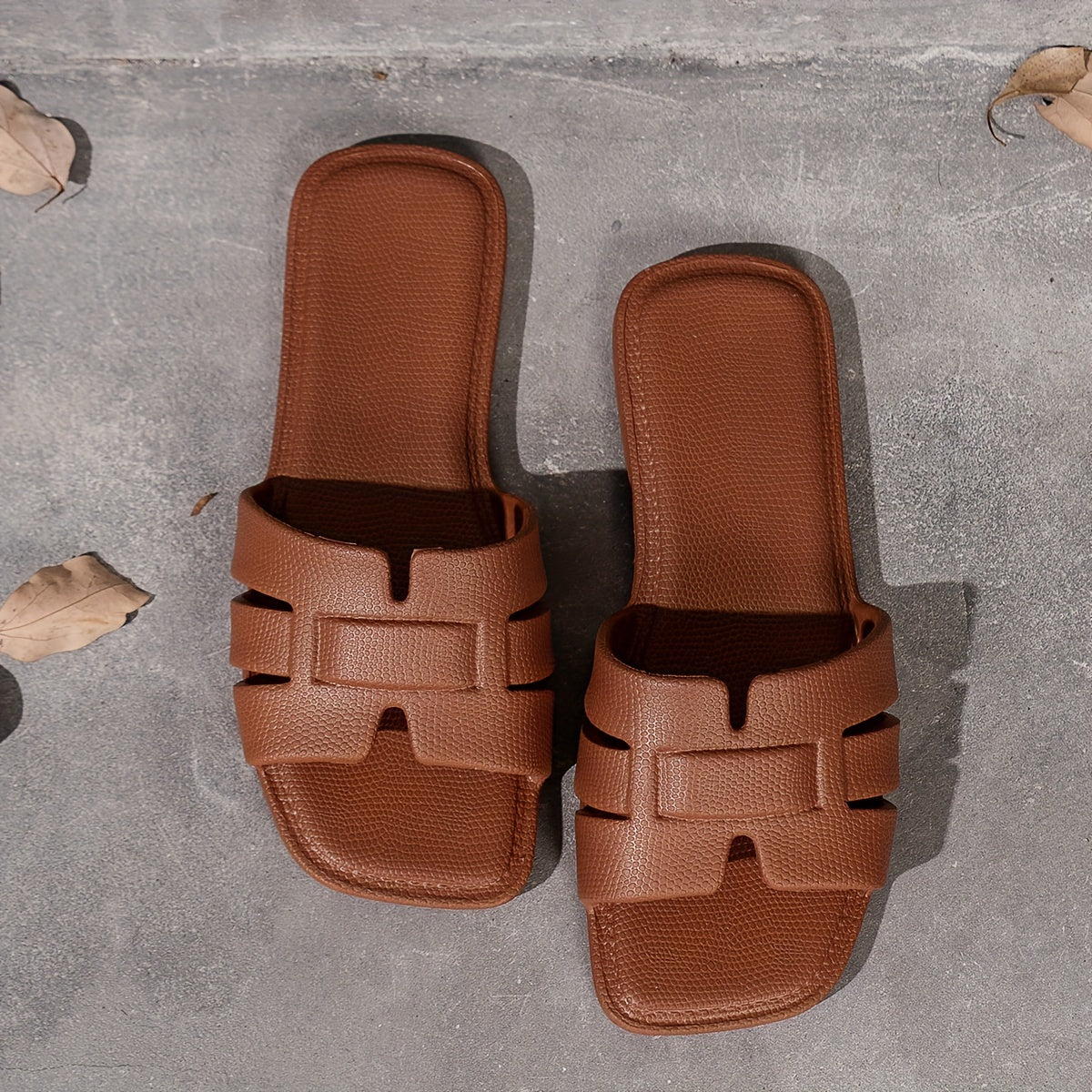 Women's EVA Flat Slip-On Sandals Lightweight Breathable Beach Bathroom