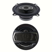 10.16 cm 220W 4-Way Car Coaxial Speakers with Dust Cover and Audio Cable