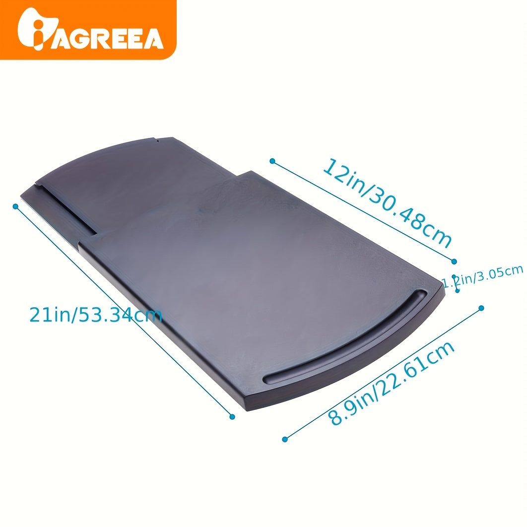 Plastic Non-Slip Coffee Maker Slide Tray with Wheels for Kitchen Appliances