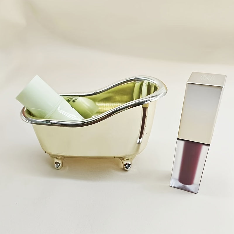 Organizador de brochas de maquillaje pequeño con almacenamiento de escritorio mini para objetos pequeños