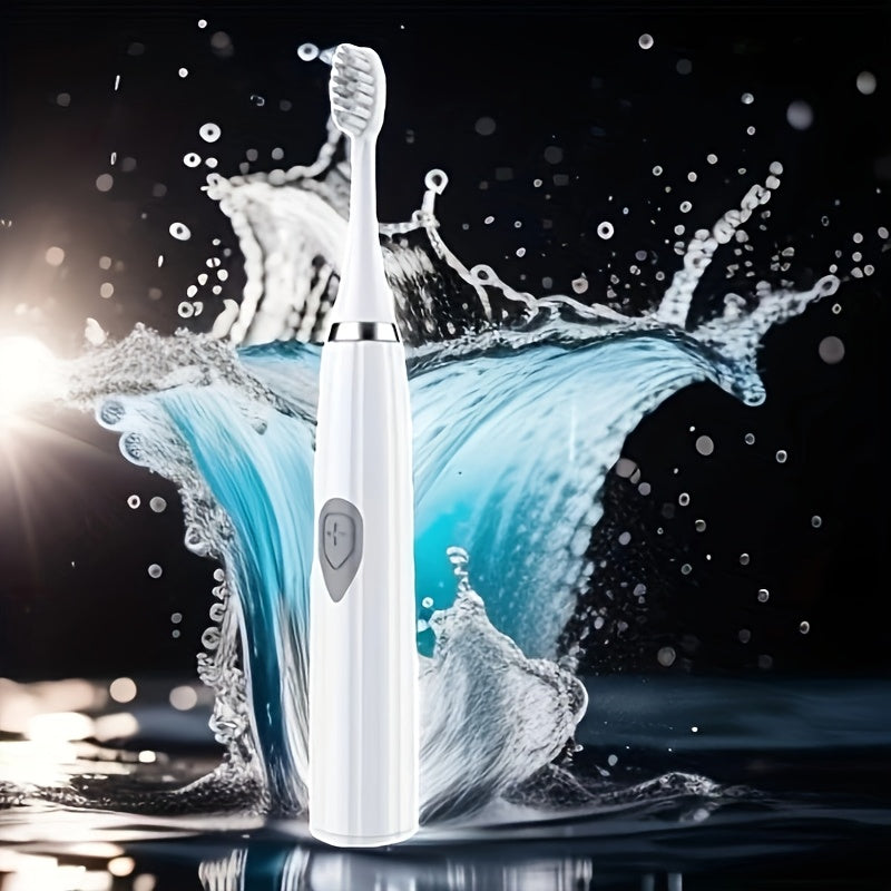 Electric Toothbrush for Sensitive Teeth with 3 Replacement Heads Deep Cleaning Whitening Gift for Adults