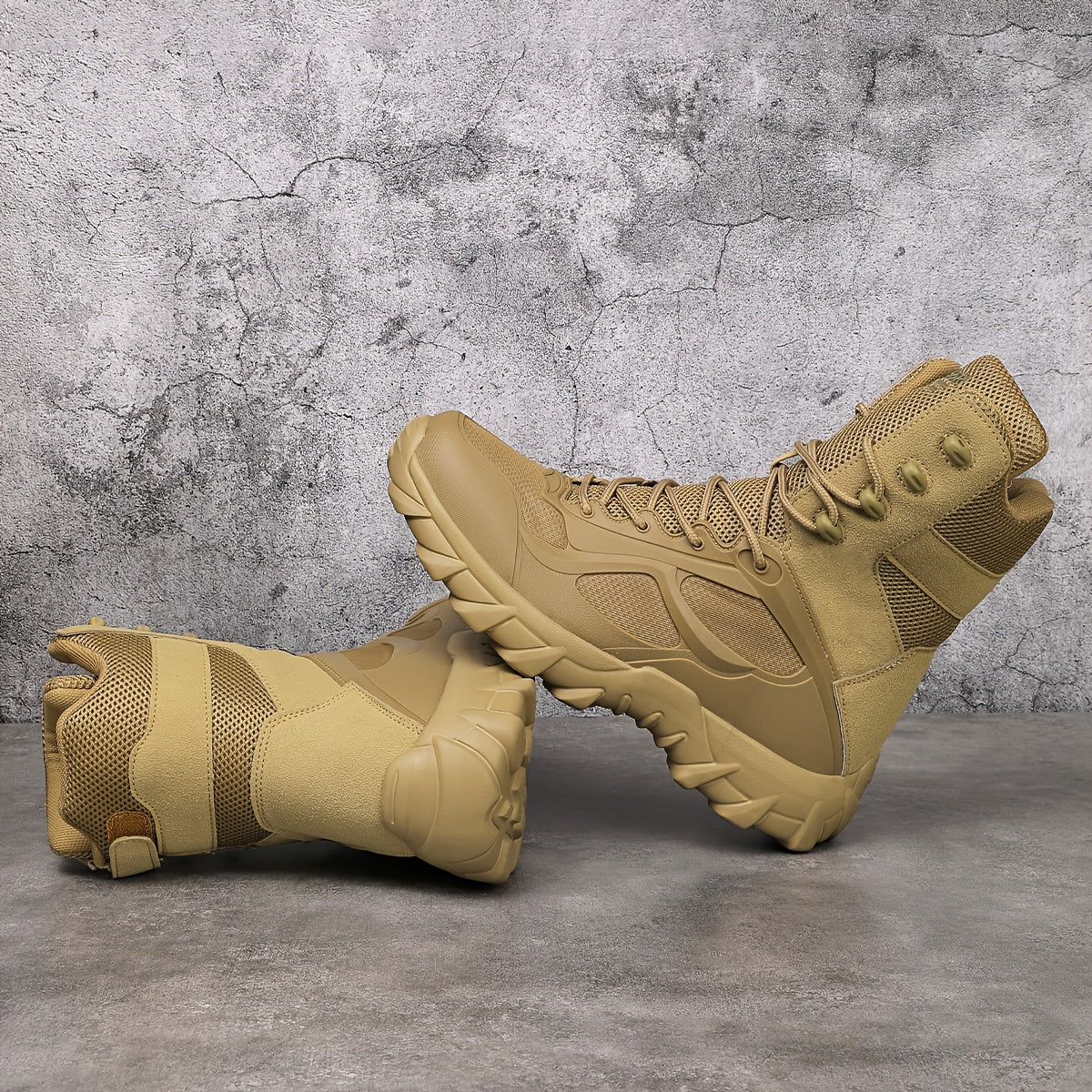 Women Winter Tactical Boots Slip-Resistant Lightweight Warm Hiking Shoes