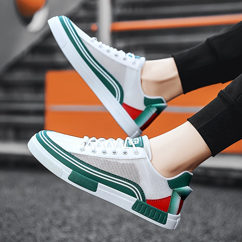 Men's Casual Sneakers Breathable Fabric Upper EVA Insole PVC Sole All-Season Low Top