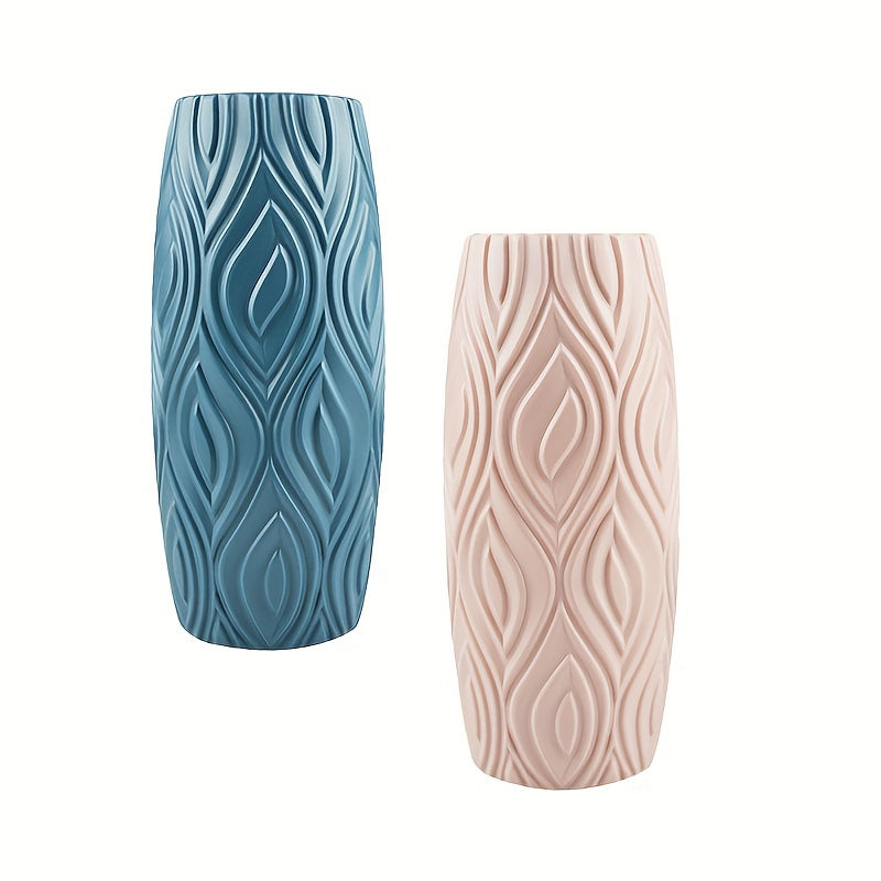 Plastic Flower Vase Drop-Resistant Unbreakable Home Decor