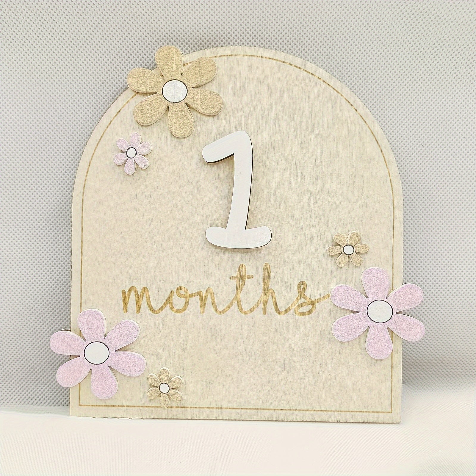 Wooden Milestone Birth Sign Set for Baby Photography and Growth Tracking