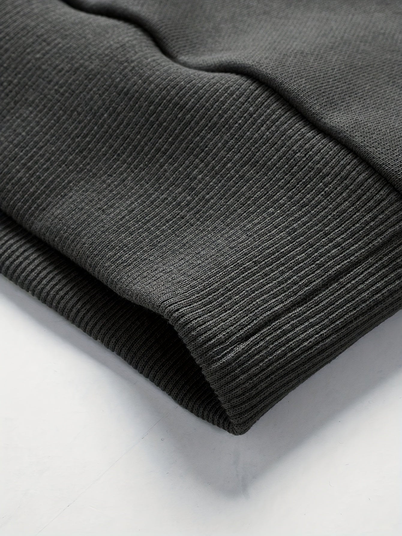 Men's Knitted Polyester Half-Open Cardigan with Long Sleeves and Lapel Collar