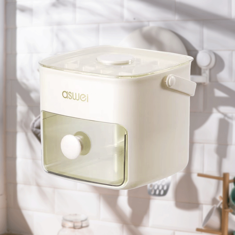 Portable Ice Maker with Large Capacity and Easy-Crush Lid for Camping and Small Kitchens