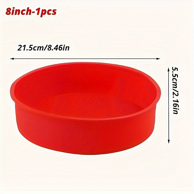 Two-Piece Silicone Round Cake Pans 20.32cm Nonstick Baking Set