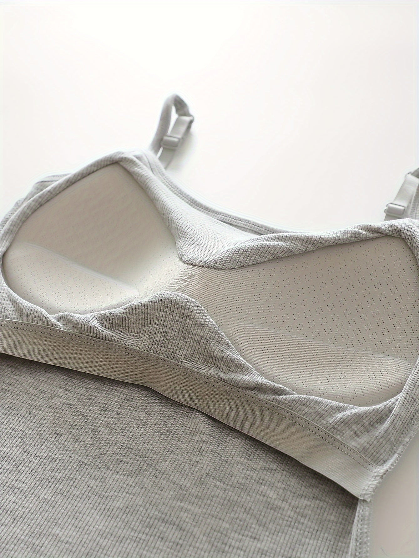 Women's Seamless Padded Vest Top Breathable Cami Lingerie