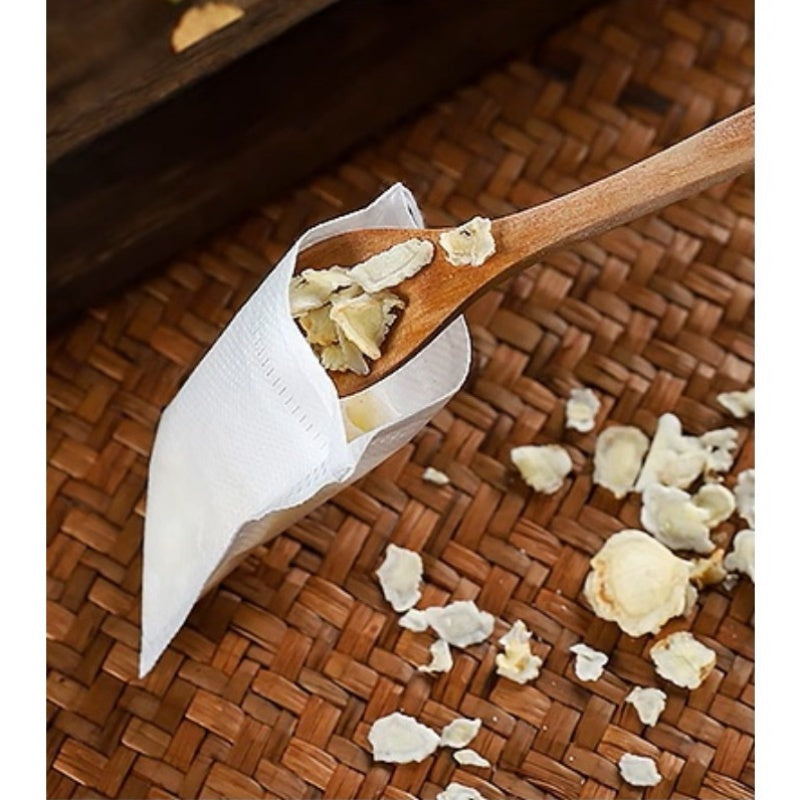 100 Pack Disposable Tea Filter Bags All-Natural Paper for Loose Leaf Tea Herbs Coffee