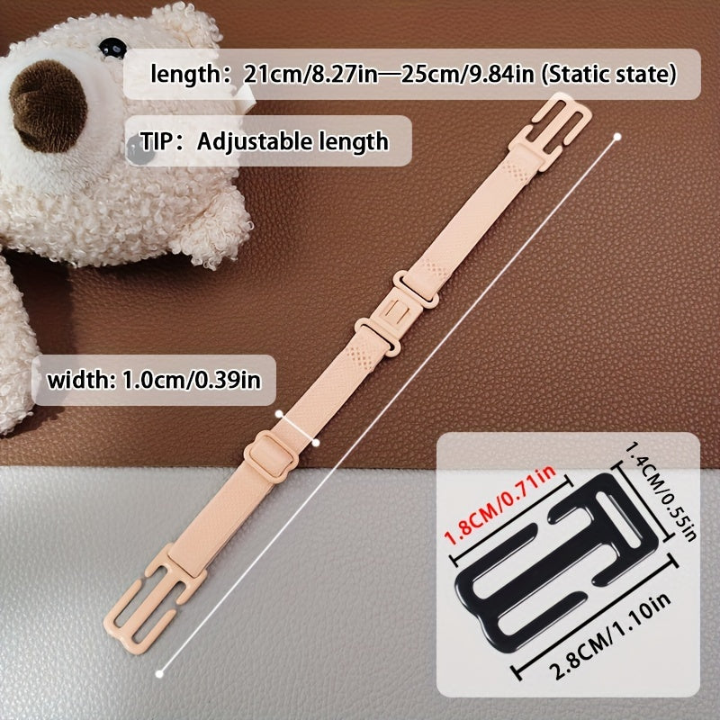 6 Pack Elastic Bra Strap Extenders Adjustable Comfort for Women's Lingerie