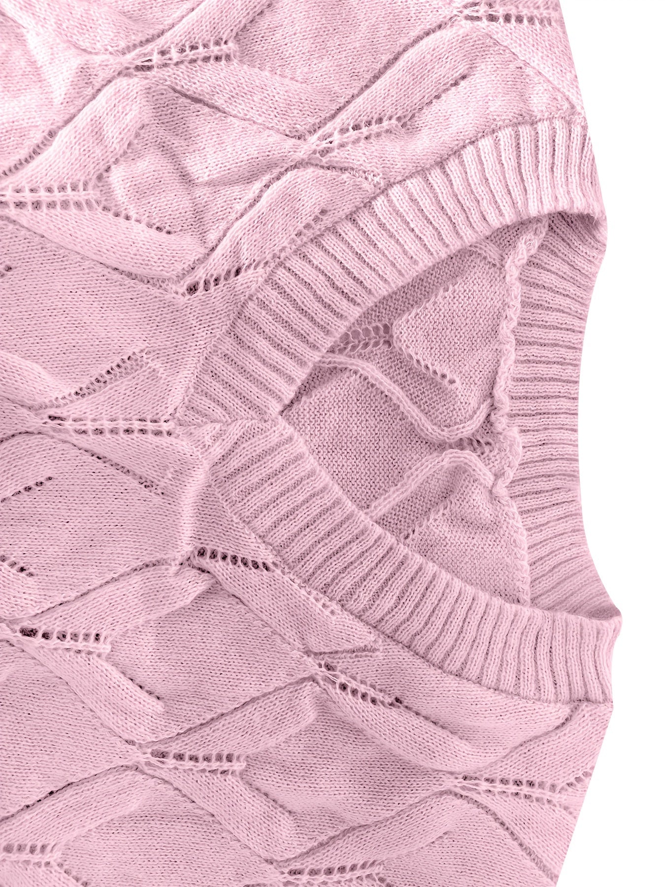 Plus Size Argyle Sweater Vest Women Preppy V Neck Sleeveless Clothing