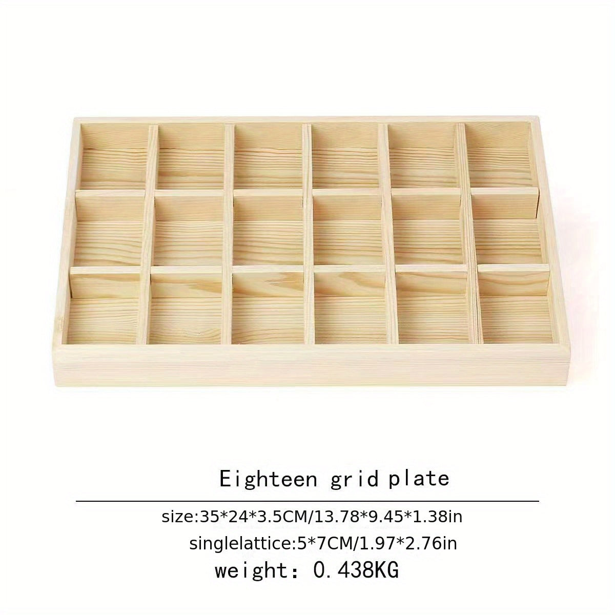 Деревянная подставка для украшений с 4-30 отделениями для организации ожерелий, колец и очков