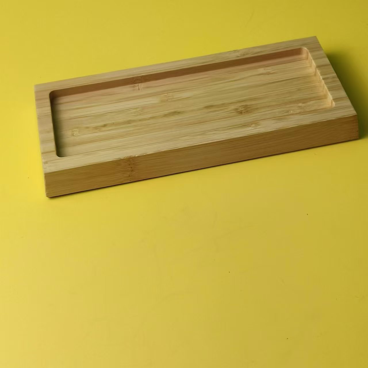 Bamboo Corundum Sharpening Stone with Wooden Holder Kitchen Sharpener