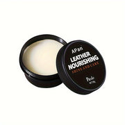 Leather Nourishing Shine and Care Paste 58g for Car Interiors Furniture Shoes Boots Bags
