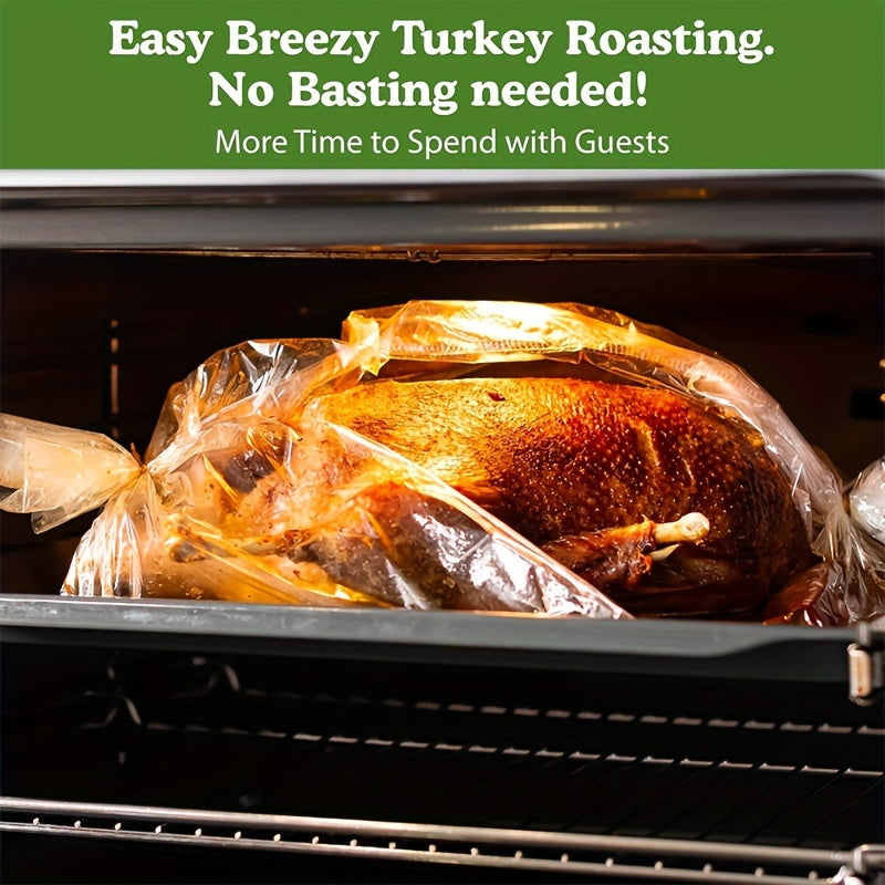 Bir martalik yuqori haroratli pech sumkalarining 20 yoki 100 ta paketlari, ovqatni pishirish uchun