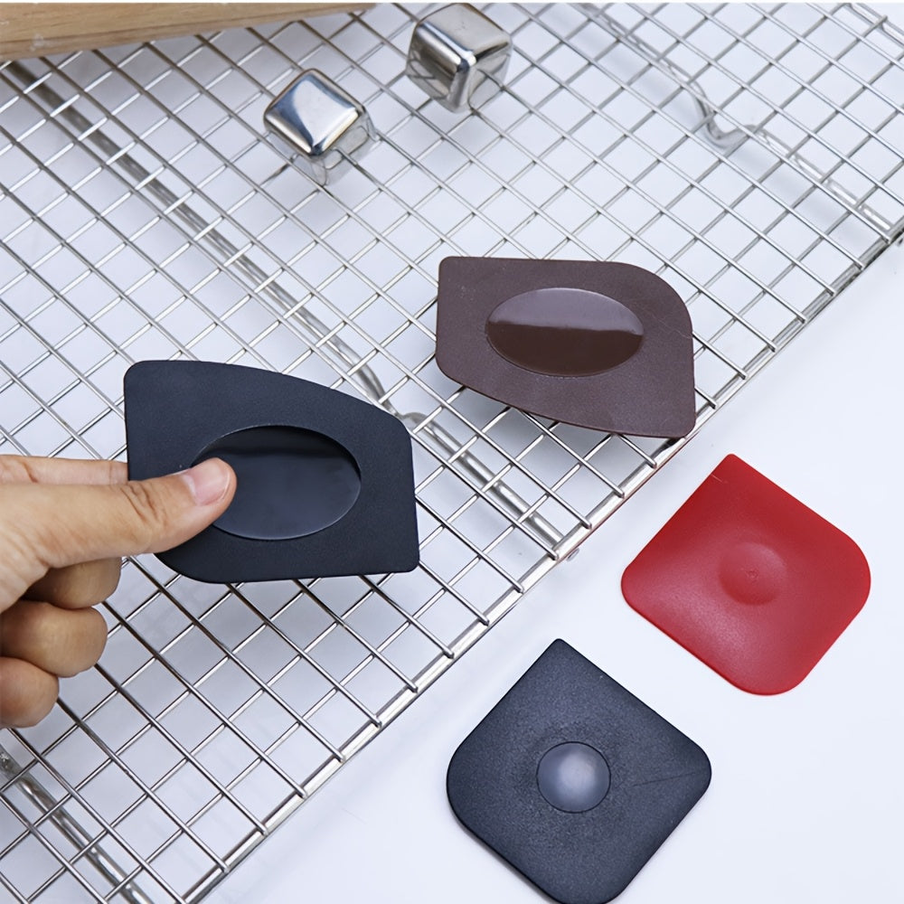 Juego de 3 raspadores de plástico multiusos para limpieza de paredes de cocina, cristales y suelos