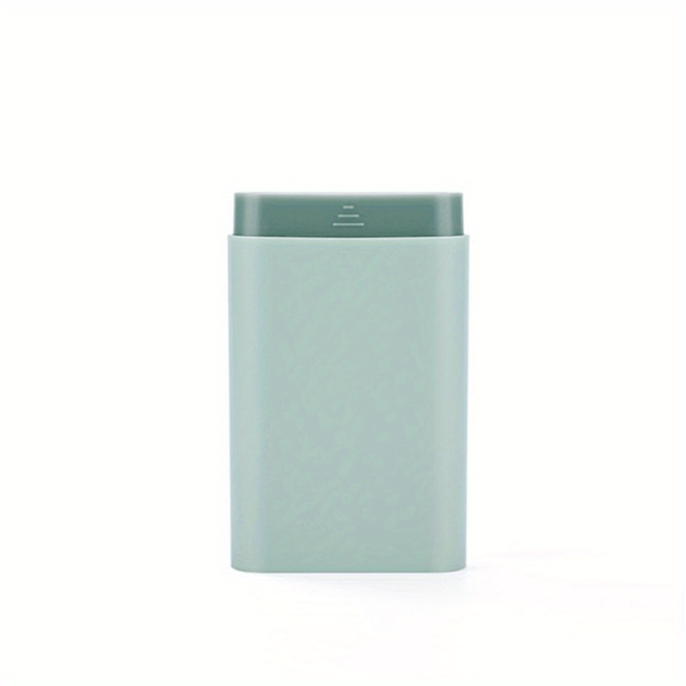 Universal Compact 6-Day Pill Organizer in Beige Gray Green Portable Travel