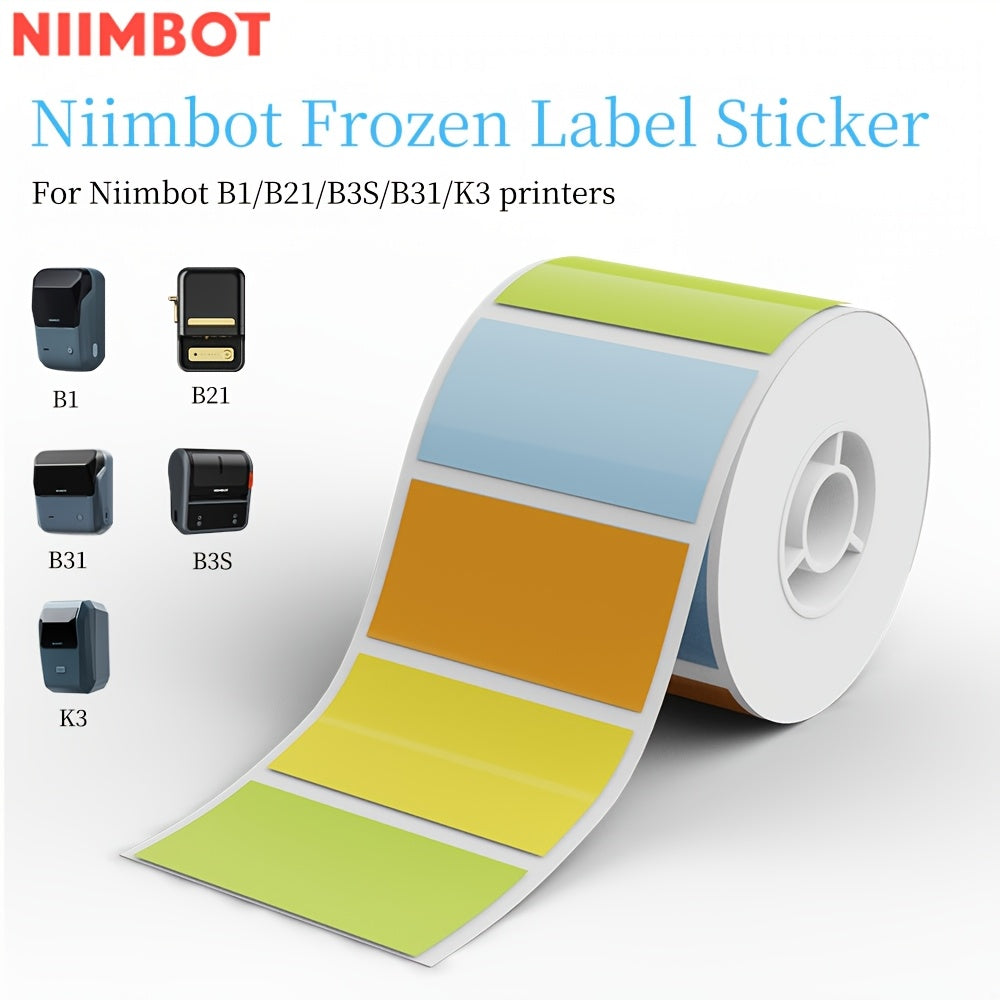 Waterproof Oil-Proof Freezer Label Stickers Thermal Paper for Kitchen Storage