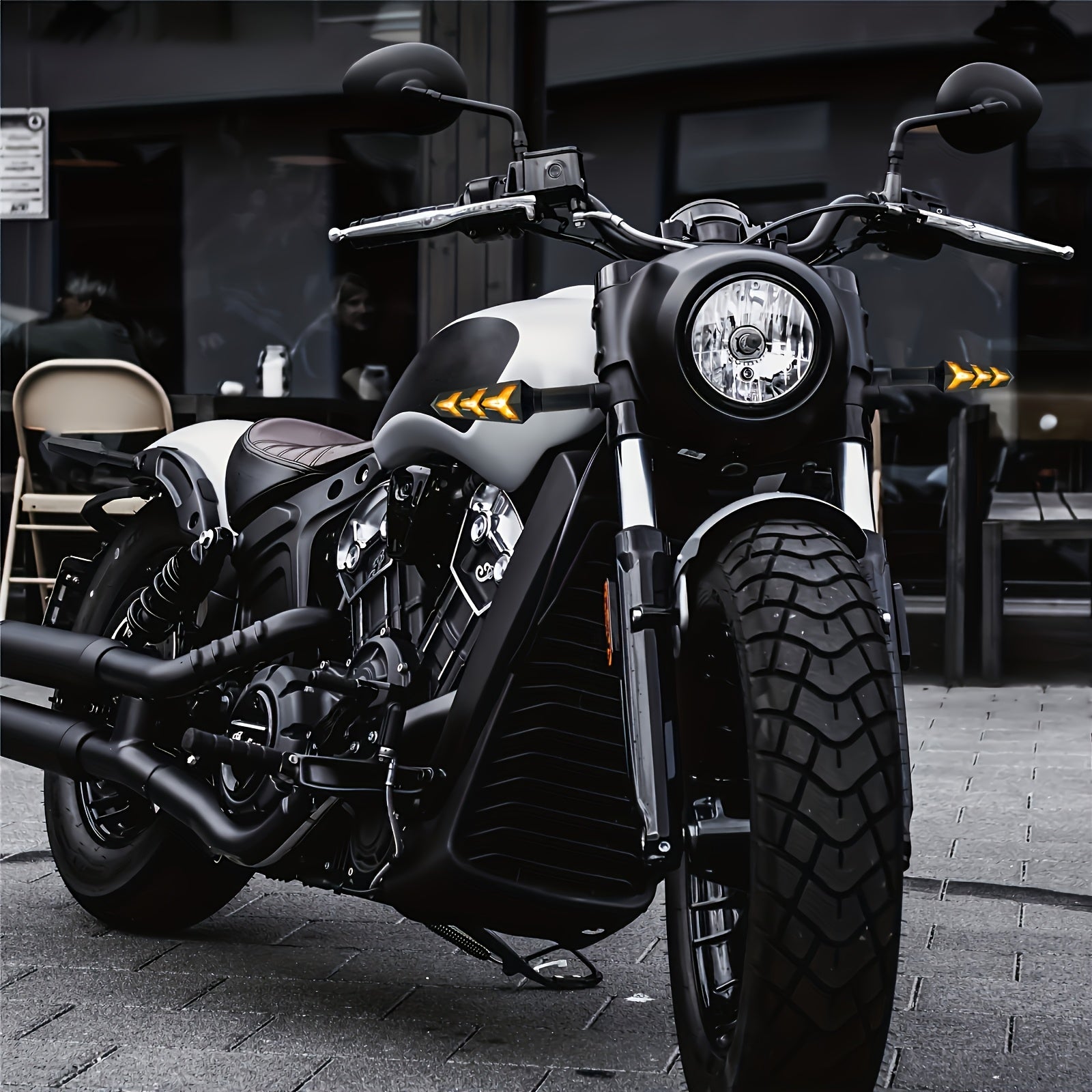 Universal motosikl suv oqimi ko'rsatuvchi chiroq, relé bilan, egiluvchan orqa chiroq