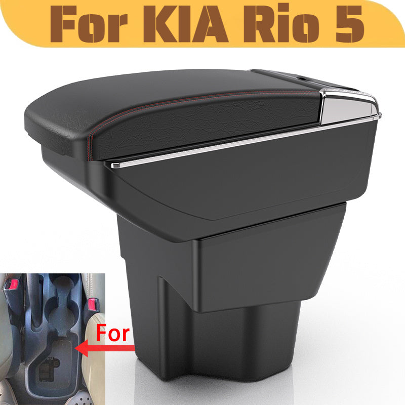 Car Interior Storage Box for Rio 5 ABS Armrest Organizer Fits 2012-2019