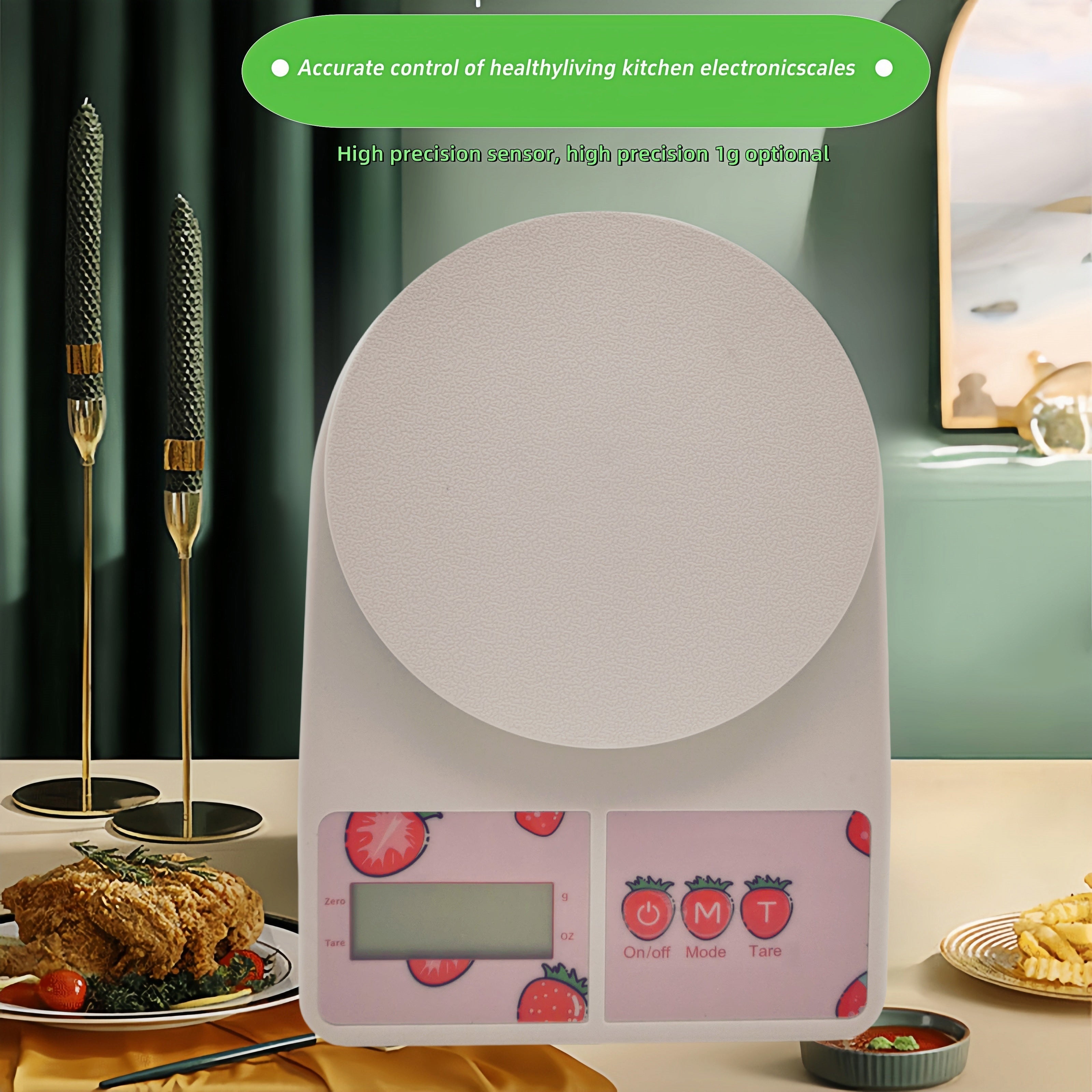 Digital Kitchen Scale 9.98KG with LCD Display for Baking and Cooking