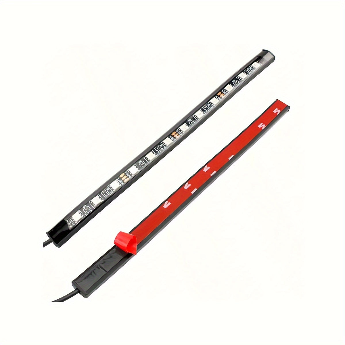 Kit de iluminación interior de coche RGB inalámbrica con control por app, 48 LEDs, sincronización con música