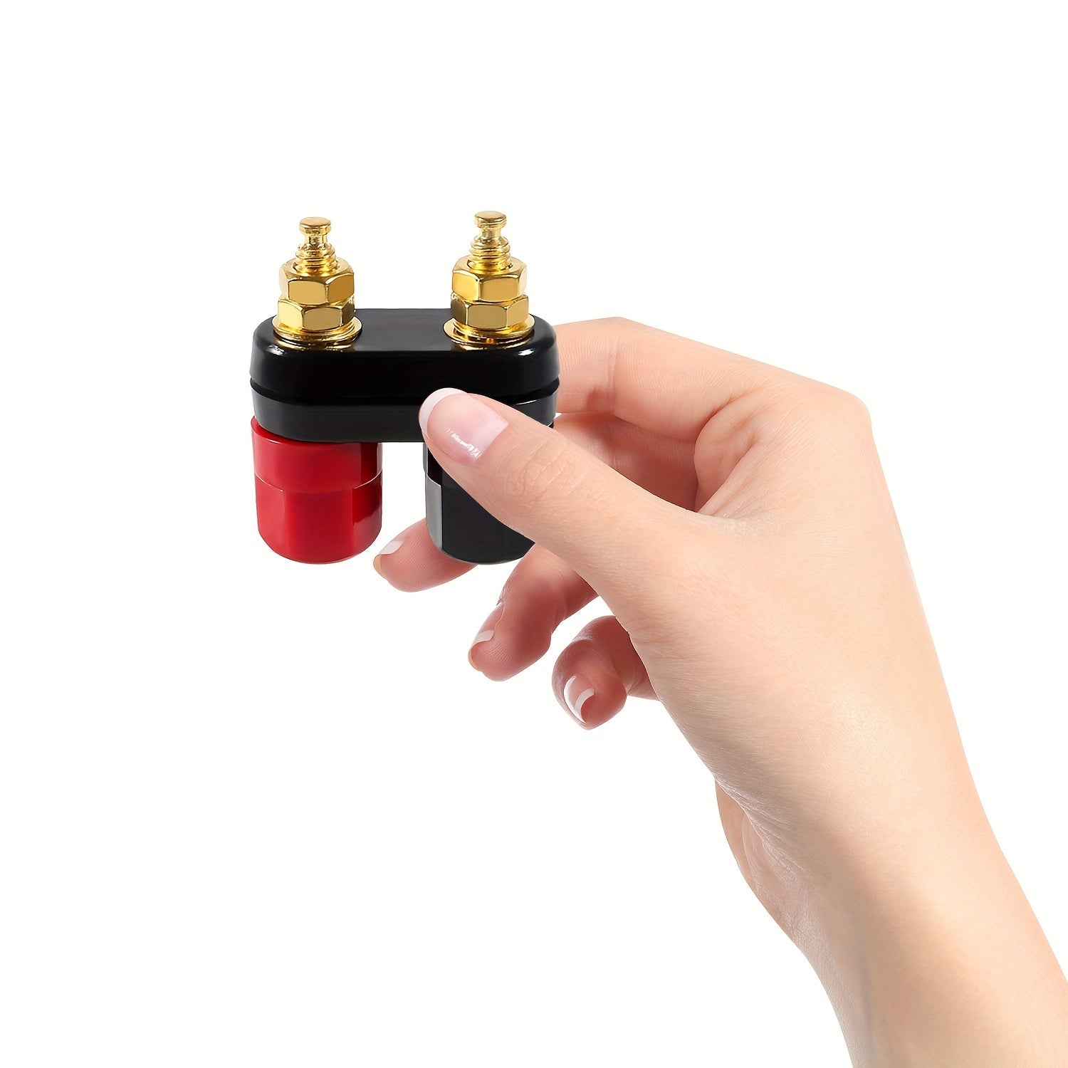 4MM Copper Banana Plug Jacks for Video Speakers Black Red Alloy Terminals