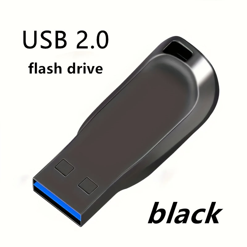 Metal USB 2.0 Flash Drive 8GB 64GB 90GB 117GB High-Speed Data Storage
