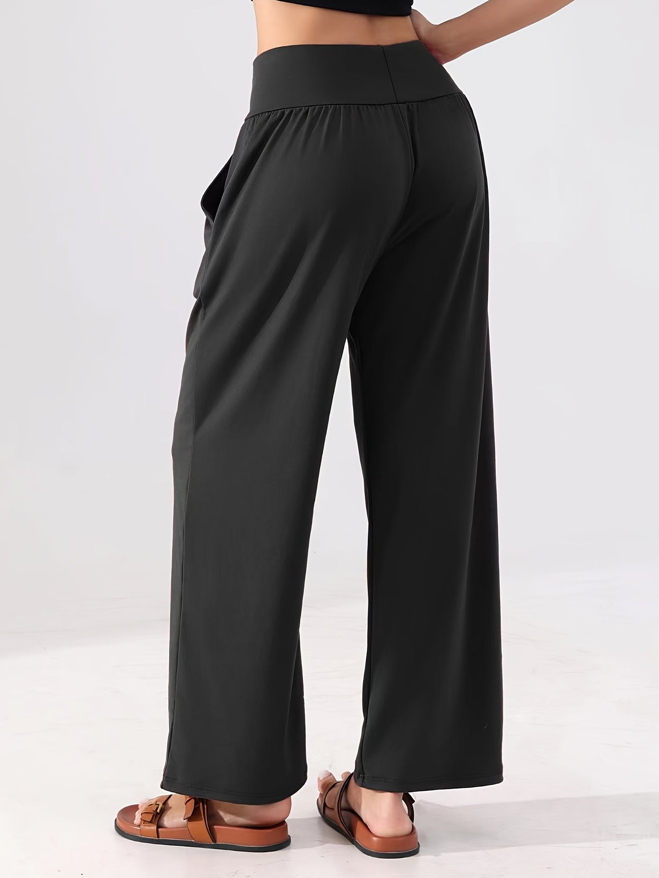 Plus Size Yoga Pants Set of 5 High-Waisted Loose Wide-Leg for Dance Pilates Fitness