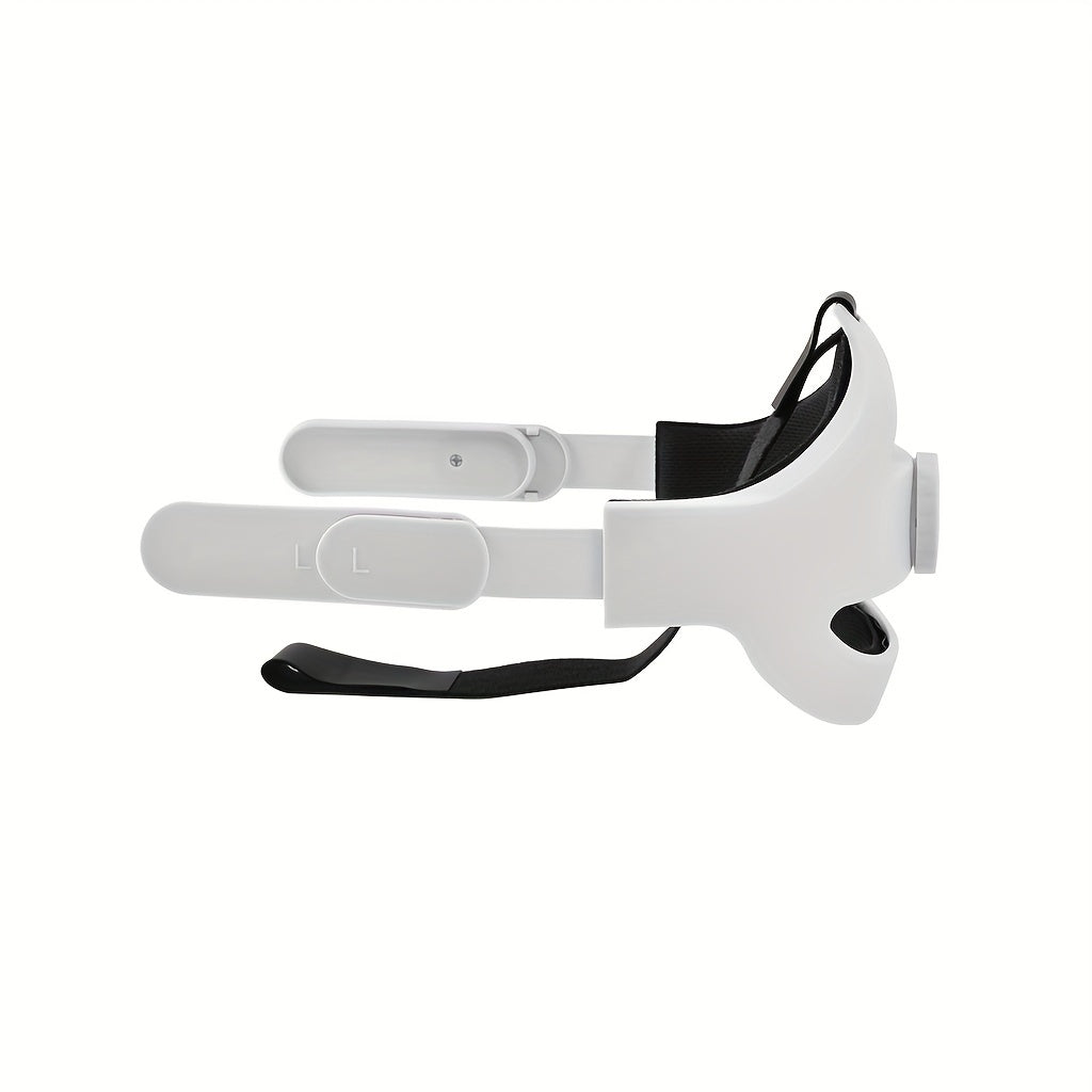 Ergonomic VR Head Strap for Quest 2 Adjustable Support Foam Cushion Durable ABS