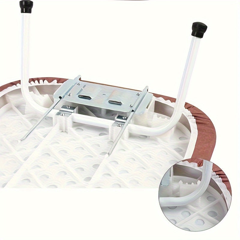 Tabla de planchar portátil de ancho extra con patas plegables roja para costura, manualidades, hogar y dormitorio