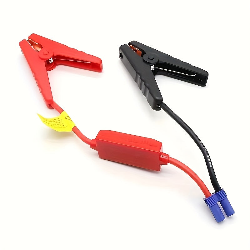 12V Car Jump Starter Cable Clips Durable Metal Plastic Safe and Easy Install