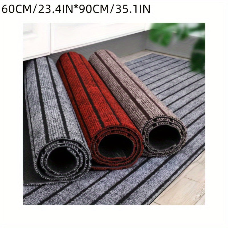 Customizable 60x90cm Absorbent Non-Slip Polyester Doormat for High Traffic Entryway