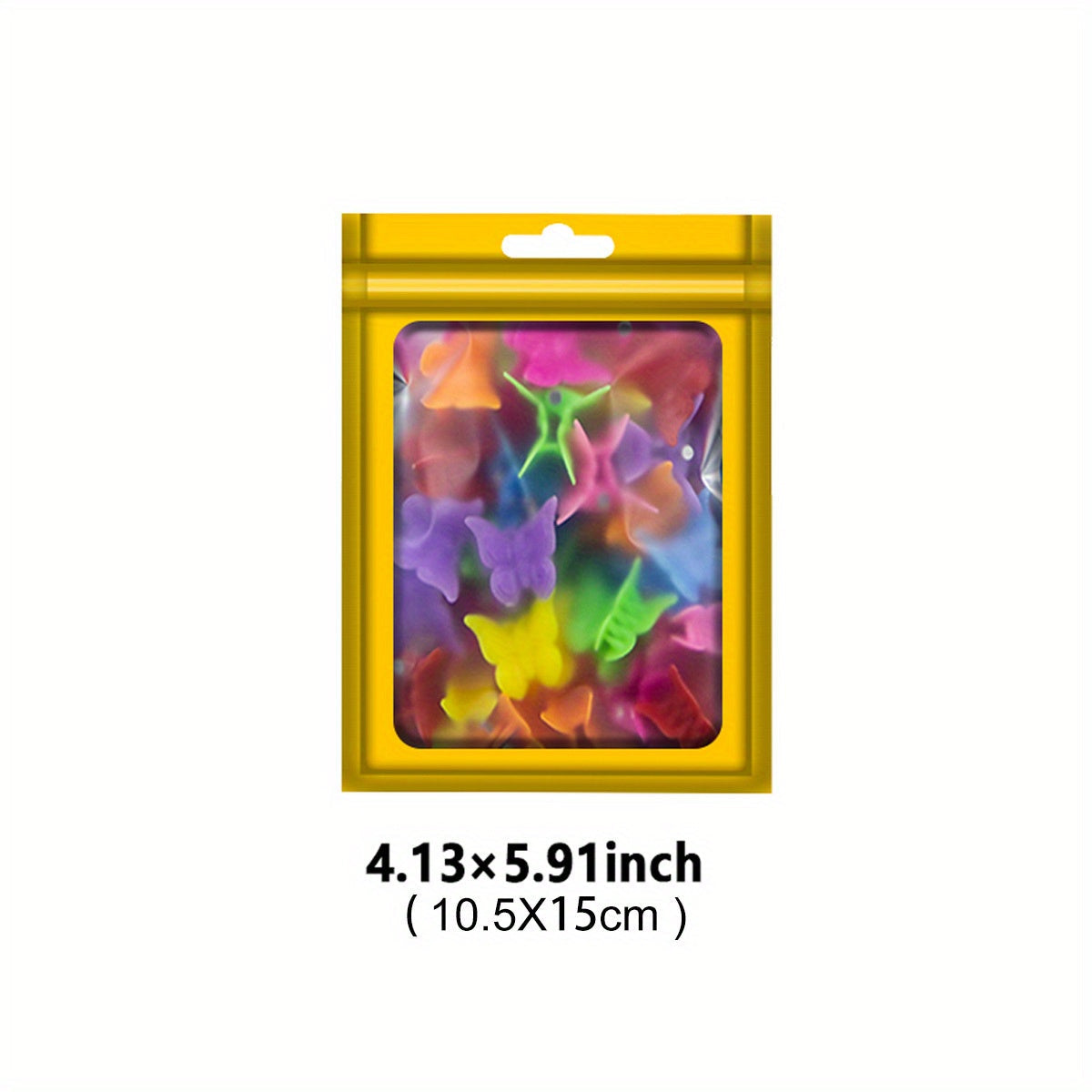 100 шт. голографических многоразовых герметичных пакетов для хранения продуктов с алюминиевой фольгой