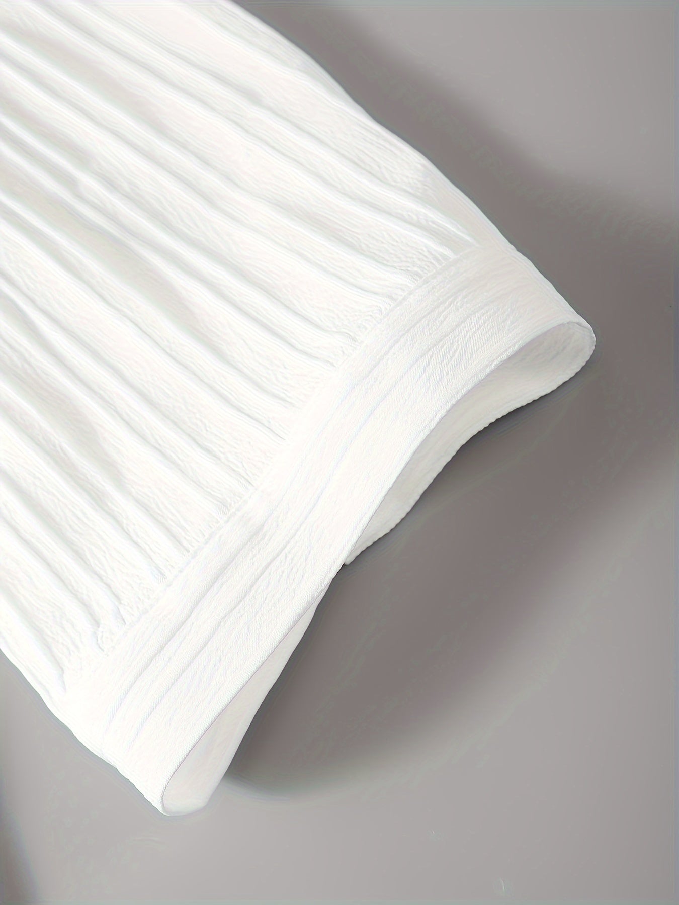 Men's Plus Size Casual 2-Piece Shirt and Sweatpants Set Polyester Large