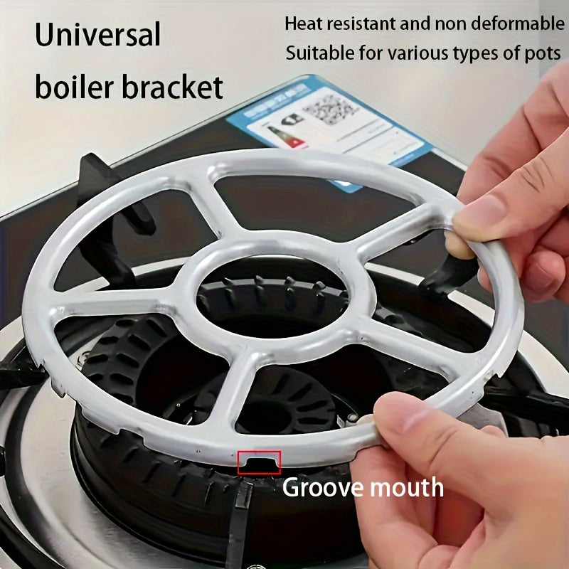 Тяжёлая металлическая решётка для газовой плиты с противоскользящим многокогтевым дизайном для небольших кастрюль