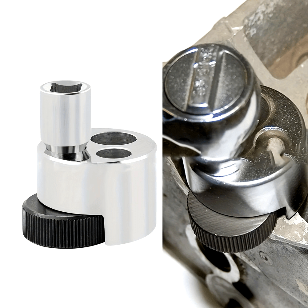 Heavy Duty Steel Bolt and Nut Extractor Tool, Adjustable 1/4” to 3/4” Drive Ratchet for Cars and Trucks