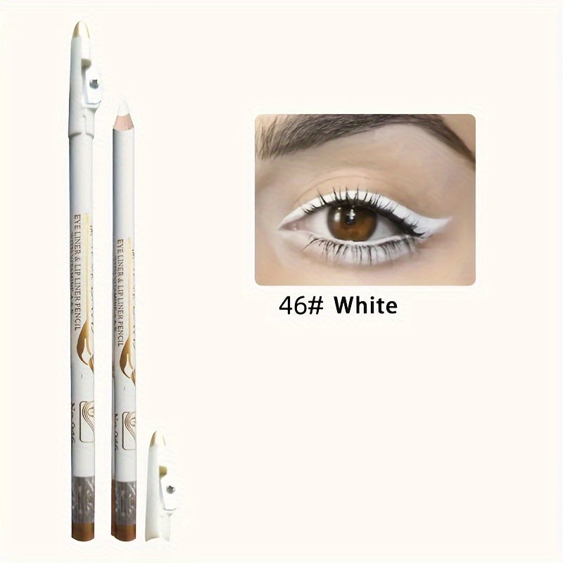 Женский водостойкий карандаш для бровей и подводка для глаз с точилкой