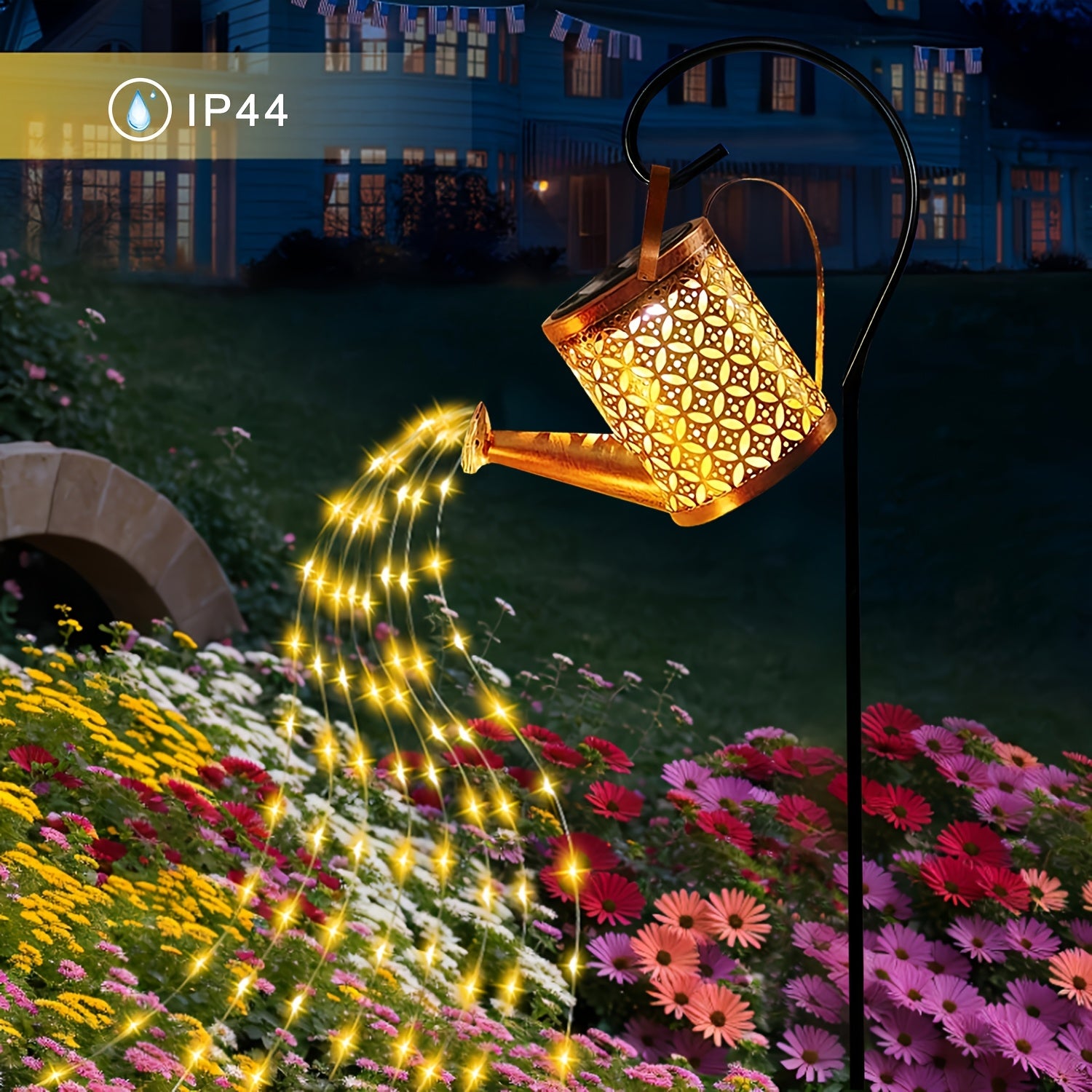 1 шт. солнечный светодиодный чайник для уличного декора, идеален для садов, дворов, патио и дорожек.