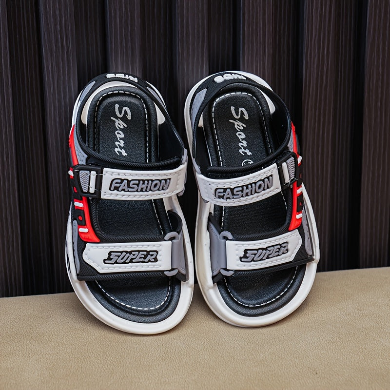 Kids' Sandals Boys Girls Spring Summer Non-Slip Soft Sole Breathable Hook-and-Loop Fastener