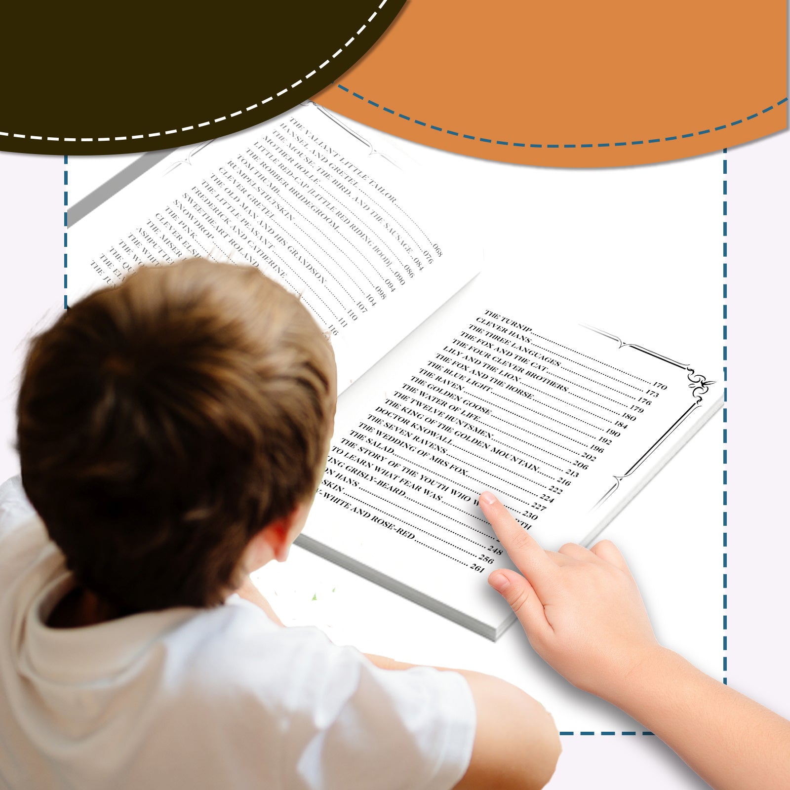 Children's Hardcover Fairy Tales Book Brothers Grimm Classic Stories of Magic and Morals English Edition