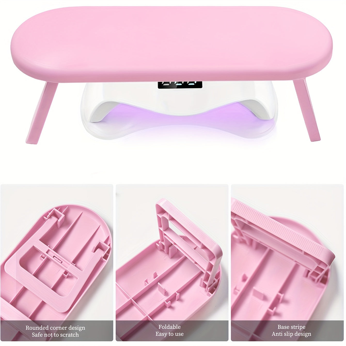 Складная портативная подставка для ногтей для поддержки маникюра