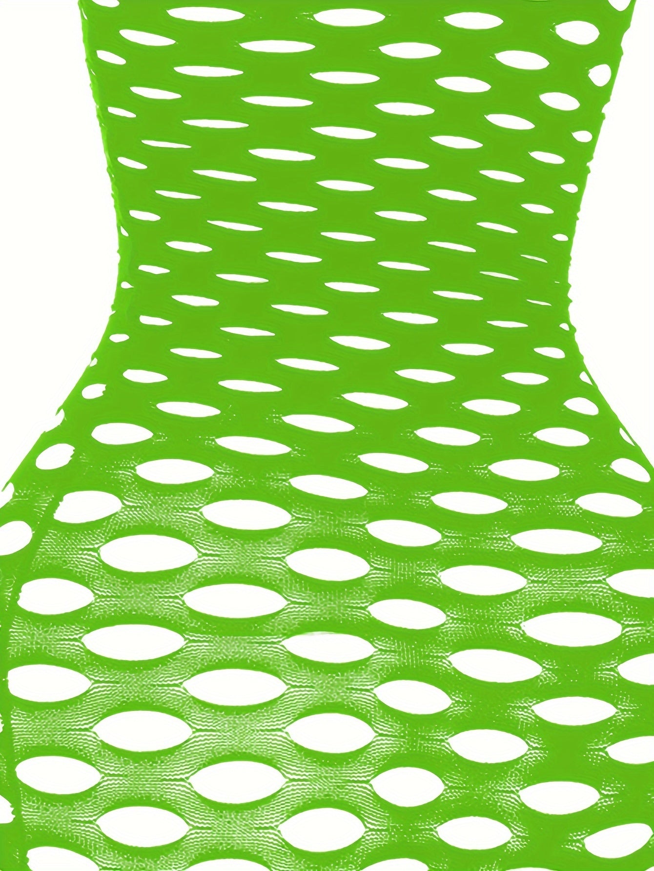 Adult Hollow-Out Knit Bodysuit Dress Solid Color Elegant Evening Wear