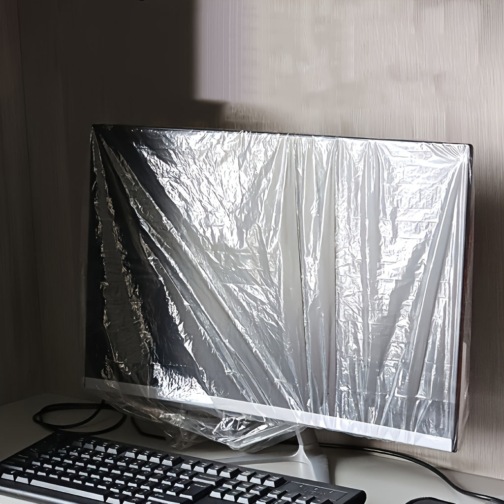 10 piezas de fundas desechables para polvo para pequeños electrodomésticos, microondas, olla arrocera, aspiradora, transparentes, PE plástico