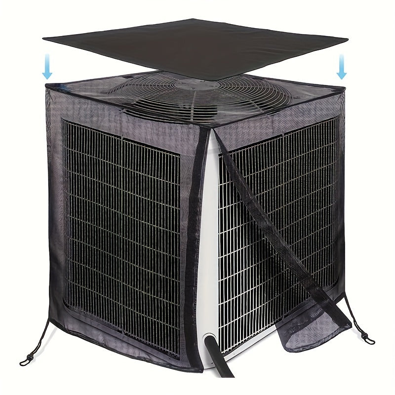 All-Season AC Cover Waterproof Top Breathable Mesh for Outdoor Central Unit
