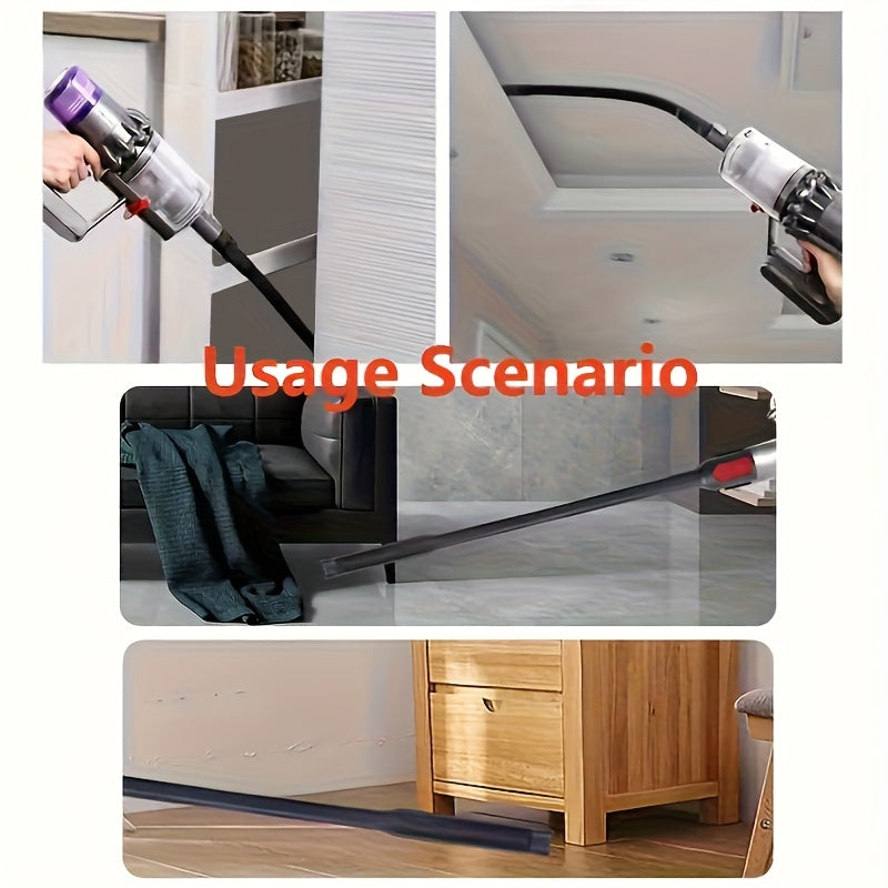 57.4cm moslashuvchan bo'shliq asbobi, changyutgichlar uchun, quritgich ventlari, avtomobilni tozalash va qiyin erishiladigan joylar uchun